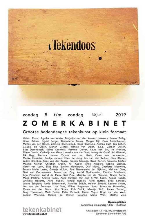 expo foto's/flyer-Zomerkabinet-Amstelpark-2019